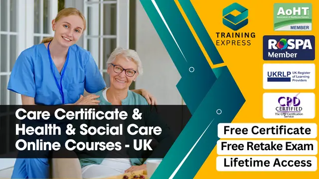 Health & Social Care + Care Certificate (1 -15 Standards), Nursing & Mental Health Nursing Course