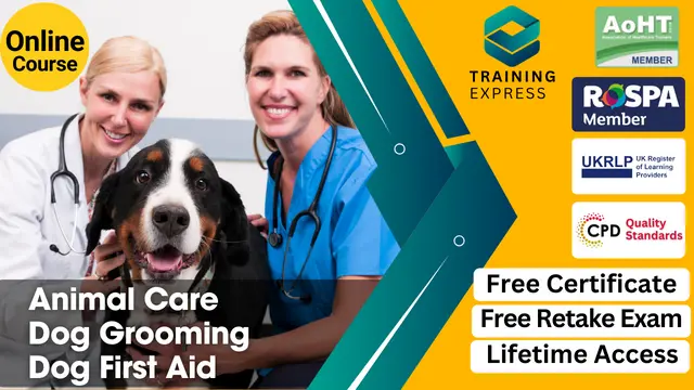 Animal Care, Dog Grooming & Dog First Aid Training Course