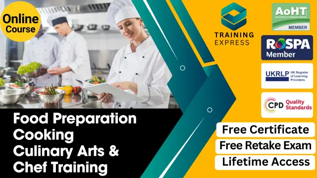 Level 2 Chef Training: Food Preparation, HACCP, Food Safety, Cooking & Culinary Arts Course