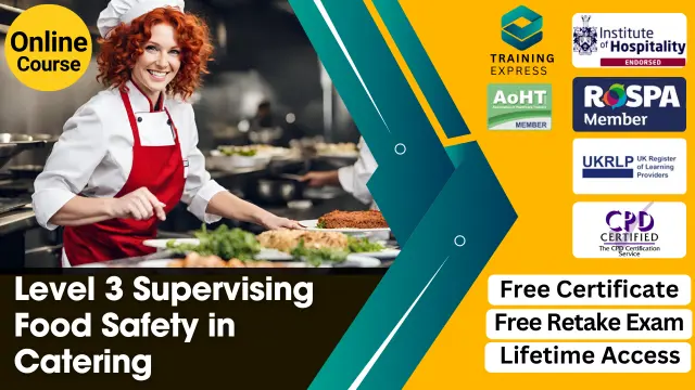 Level 3 Supervising Food Safety in Catering Course