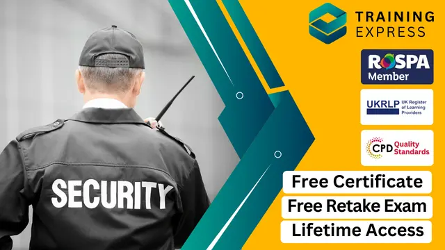 Diploma in Security Guard at QLS Level 4 With Complete Career Guide Course