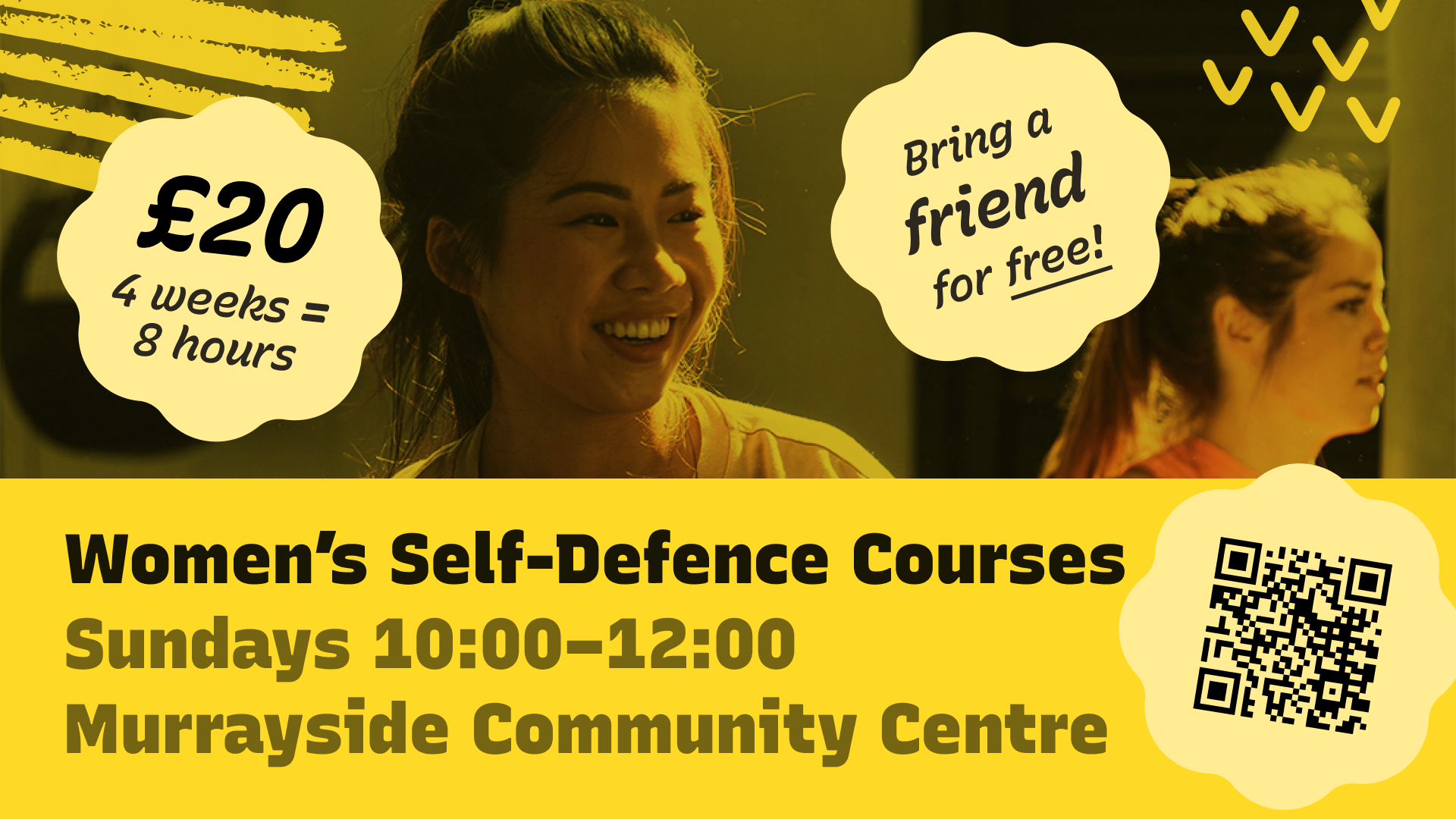 4 Weeks Women's Self-Defence Course