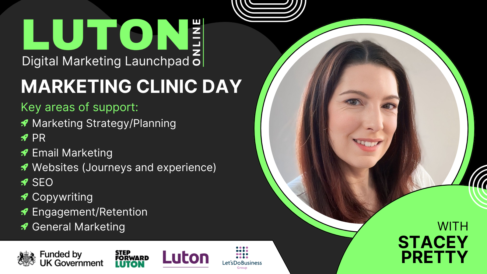 Luton Online: Digital Marketing Launchpad Clinic - with Stacey