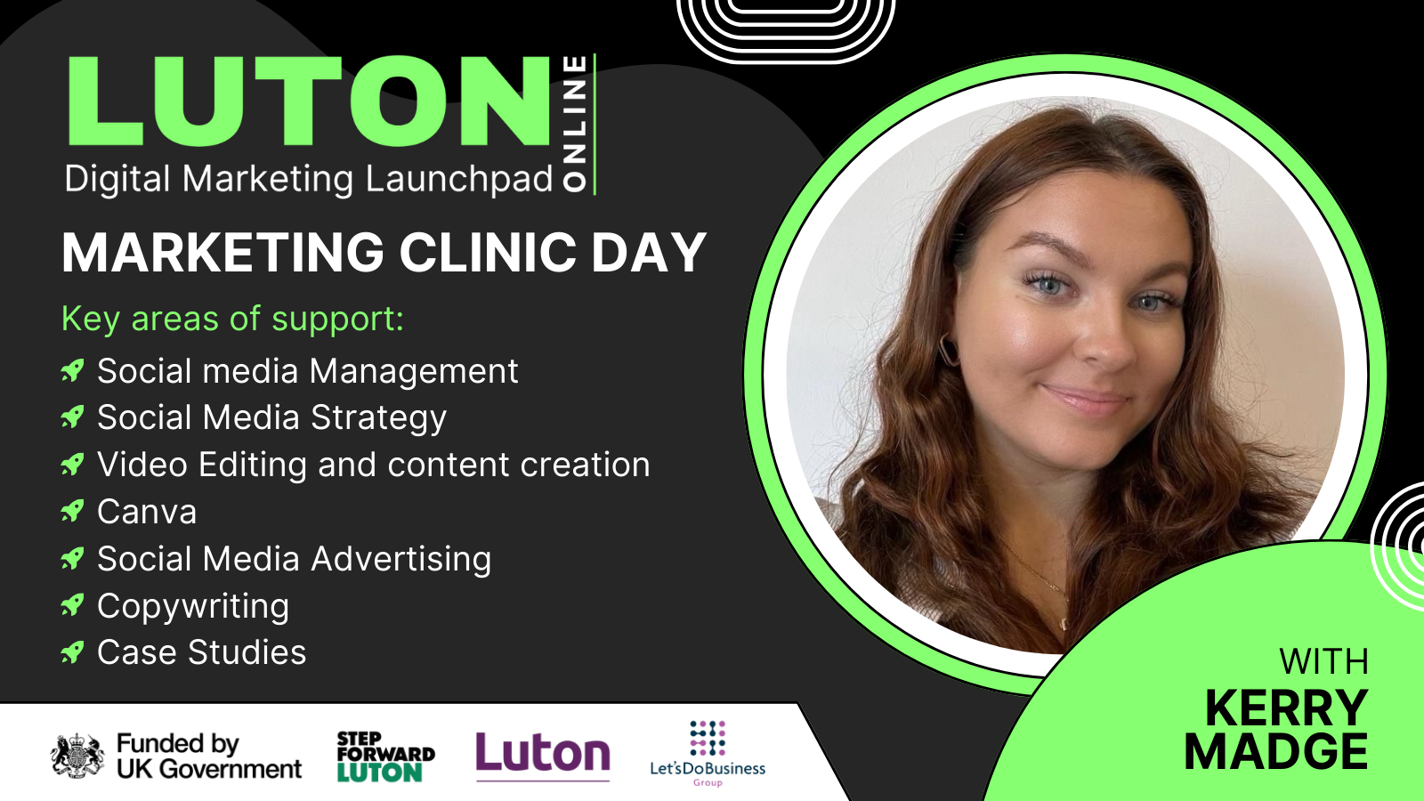 Luton Online: Digital Marketing Launchpad Clinic - with Kerry