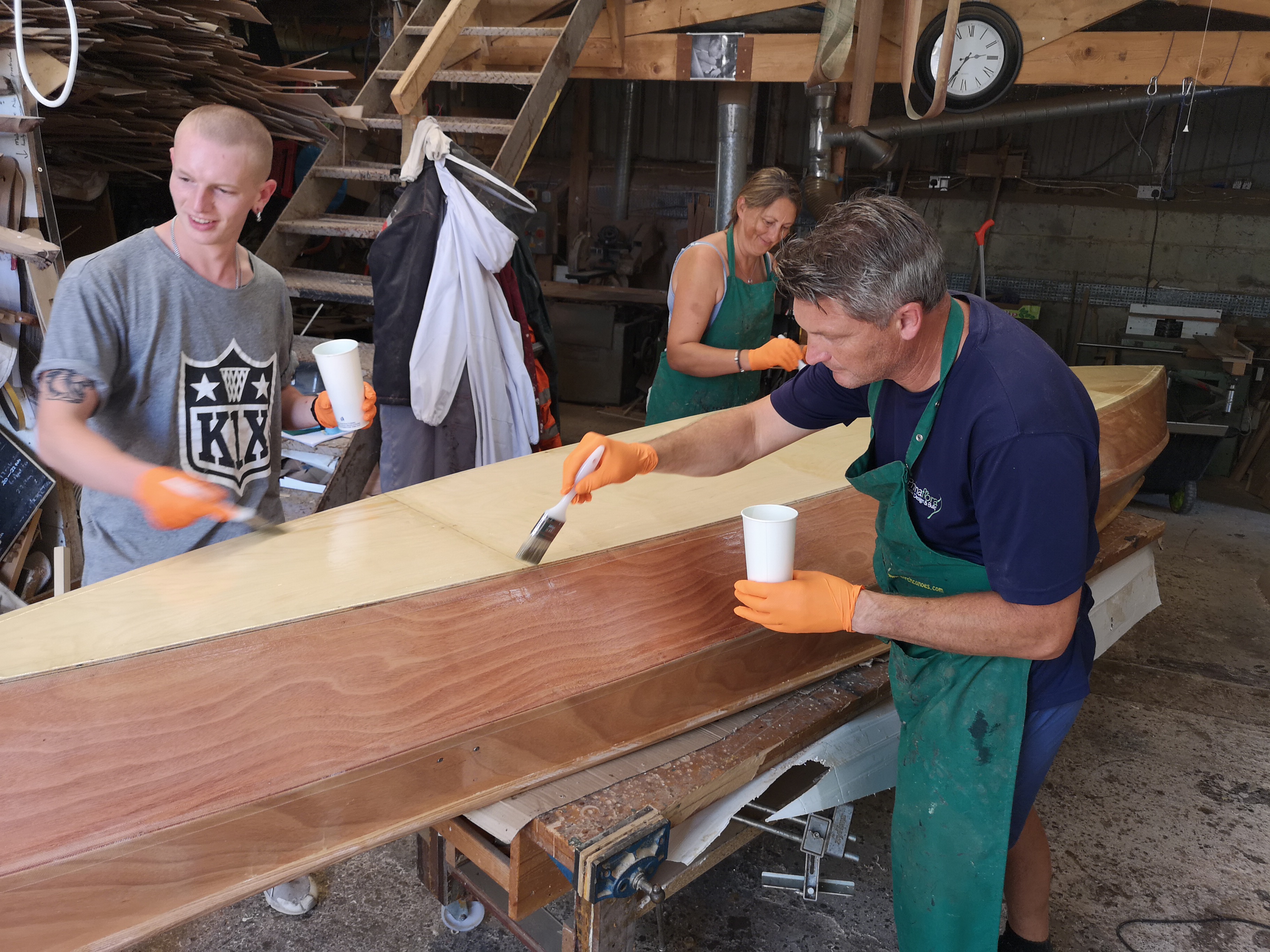 Canoe building course