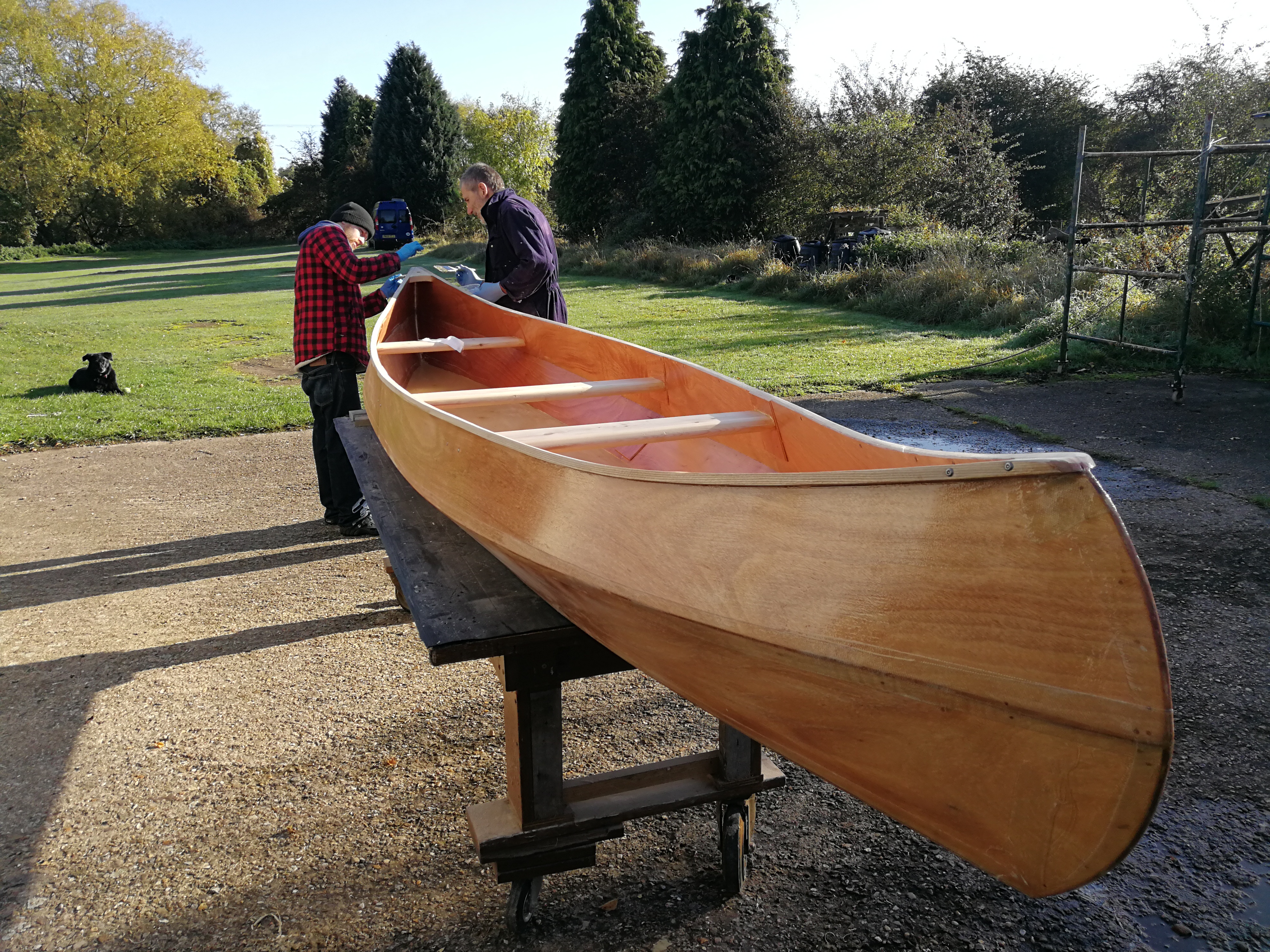 Canoe building course