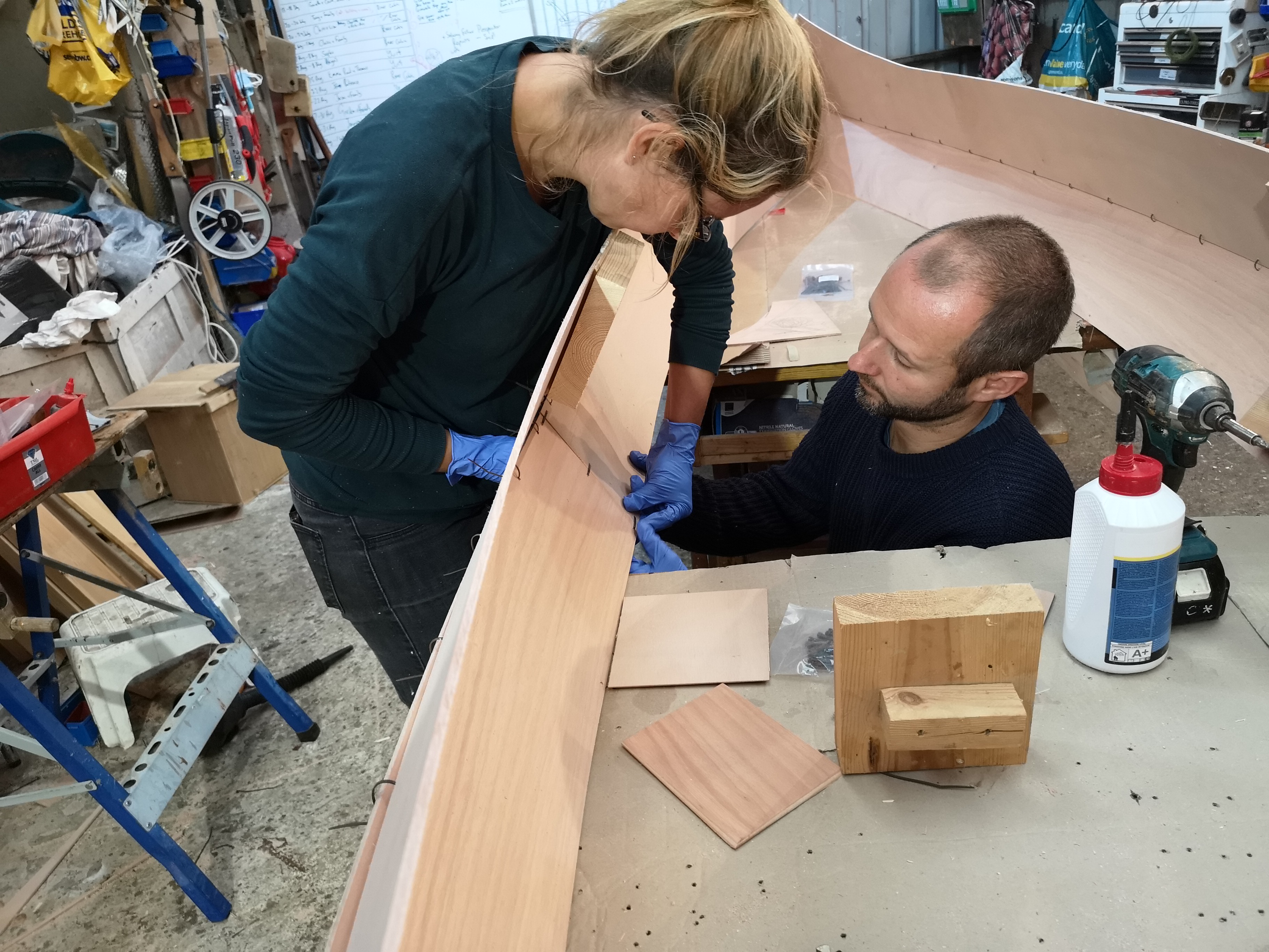 Canoe building course