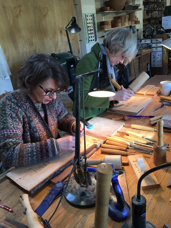 Letter Carving in Wood for Beginners