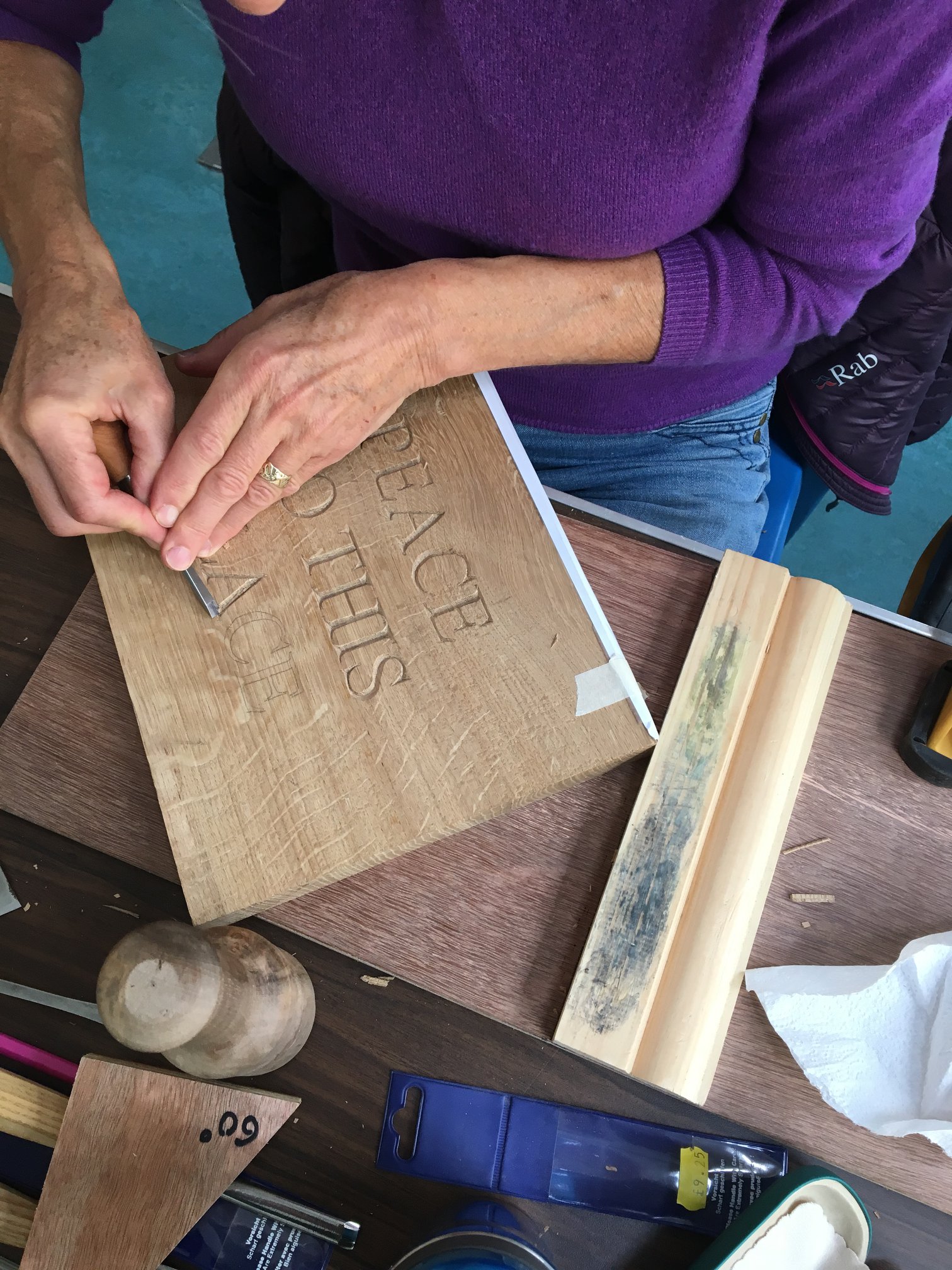 Letter Carving in Wood for Beginners