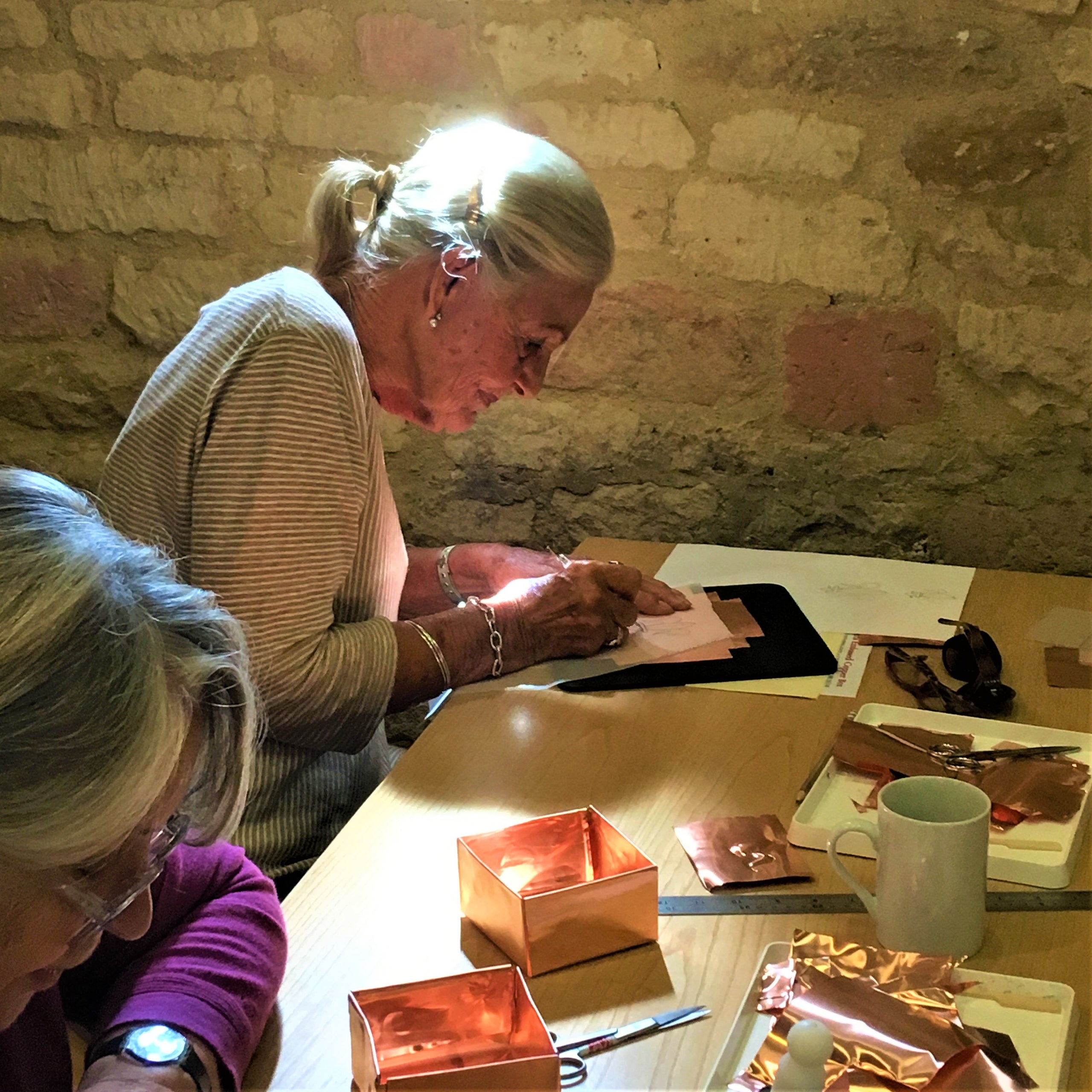 Embossed Copper Box