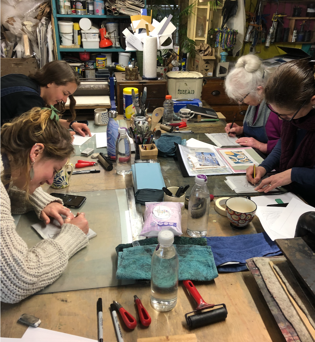 Multi Colour Lino Printing Class