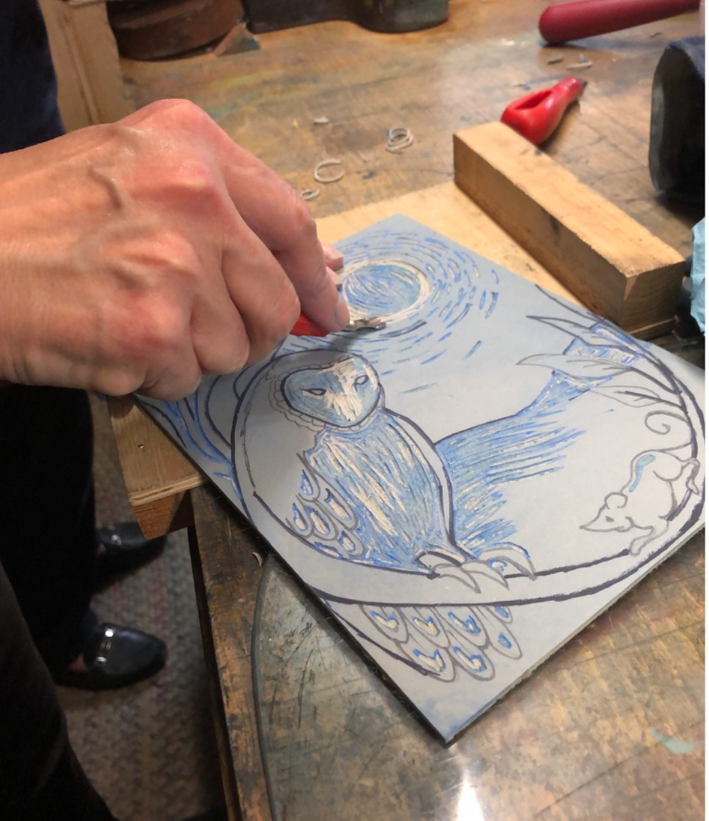 Multi Colour Lino Printing Class