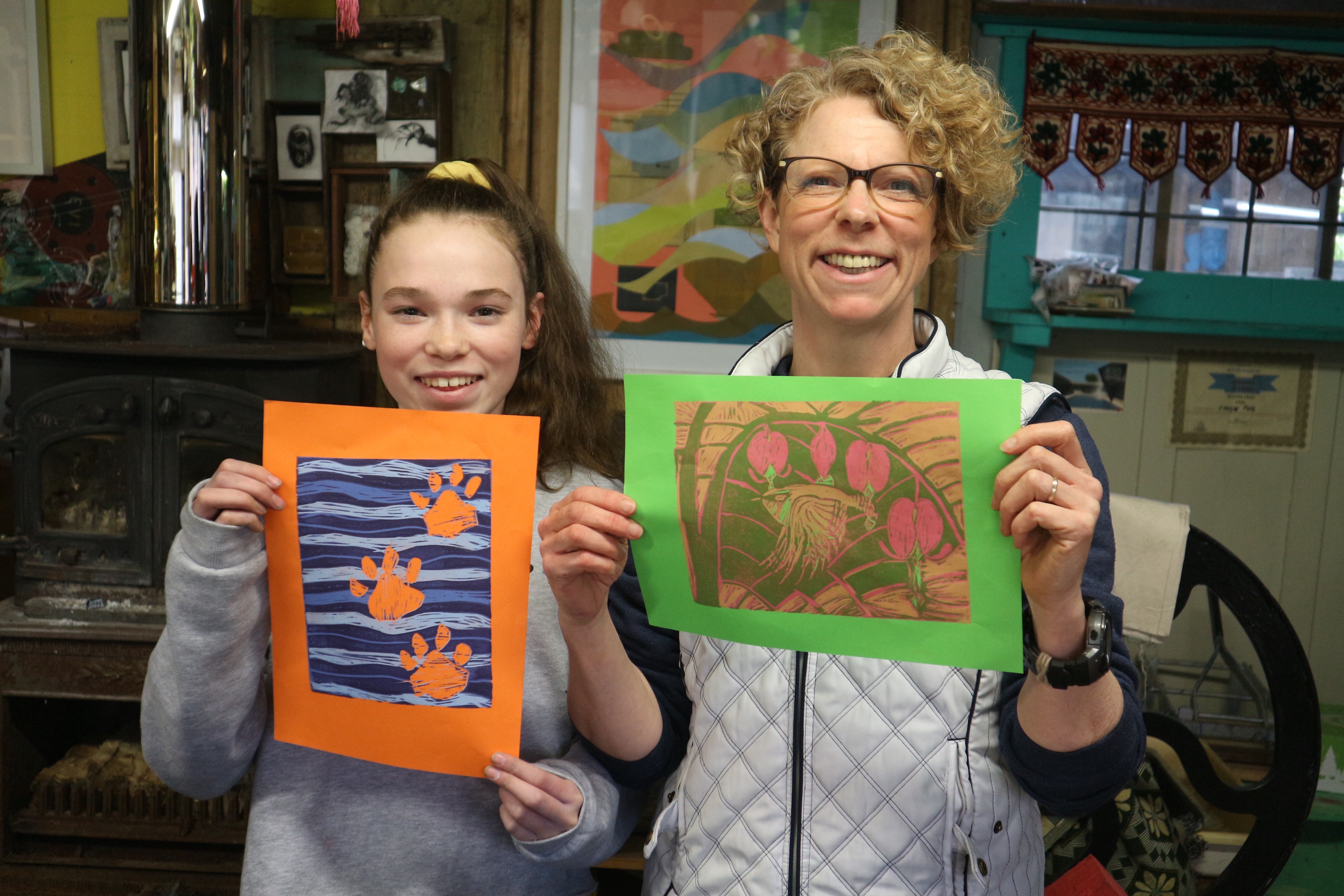 Multi Colour Lino Printing Class