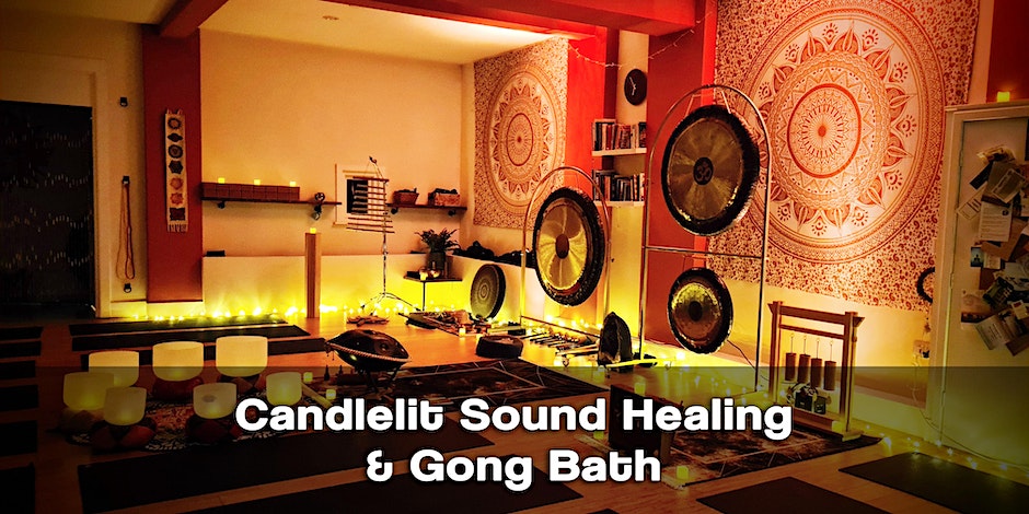 REJUVENATE & ENERGY BOOST Candle lit SOUND JOURNEY GONG BATH -Southbourne