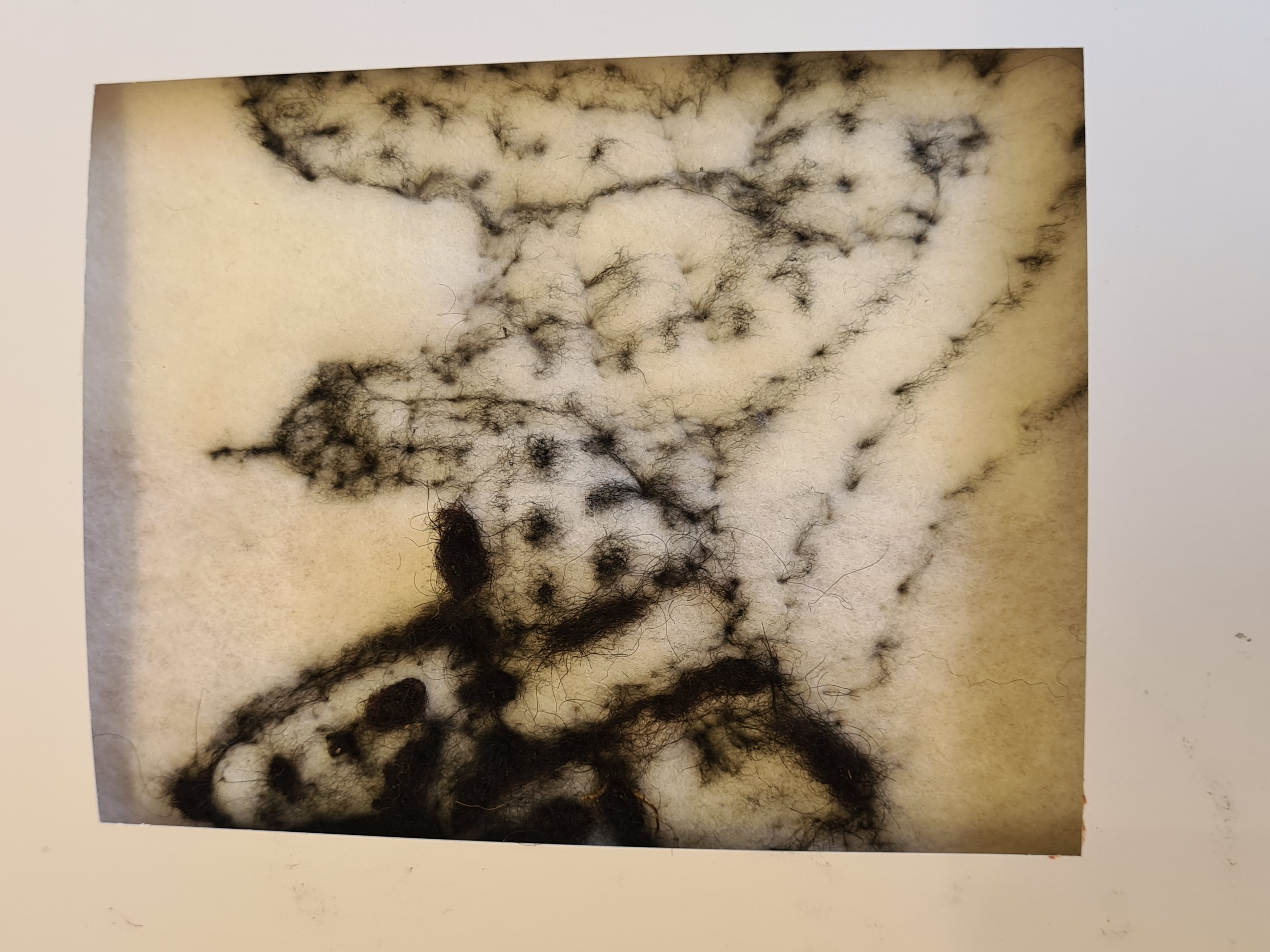 Create a needlefelted landscape