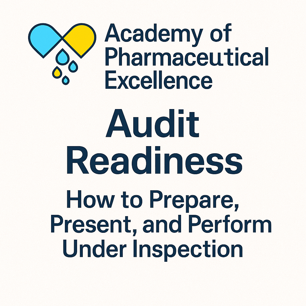 Audit Readiness – How to Prepare, Present, and Perform Under Inspection