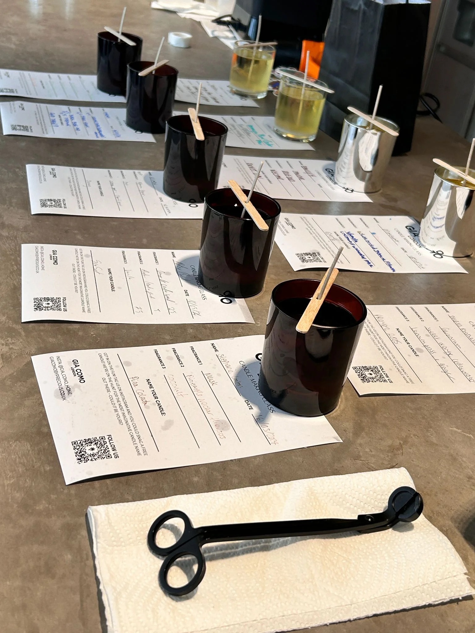 Gia Como Candle Making Workshop - Create your Own Signature Scent