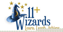 11 Plus Wizards logo