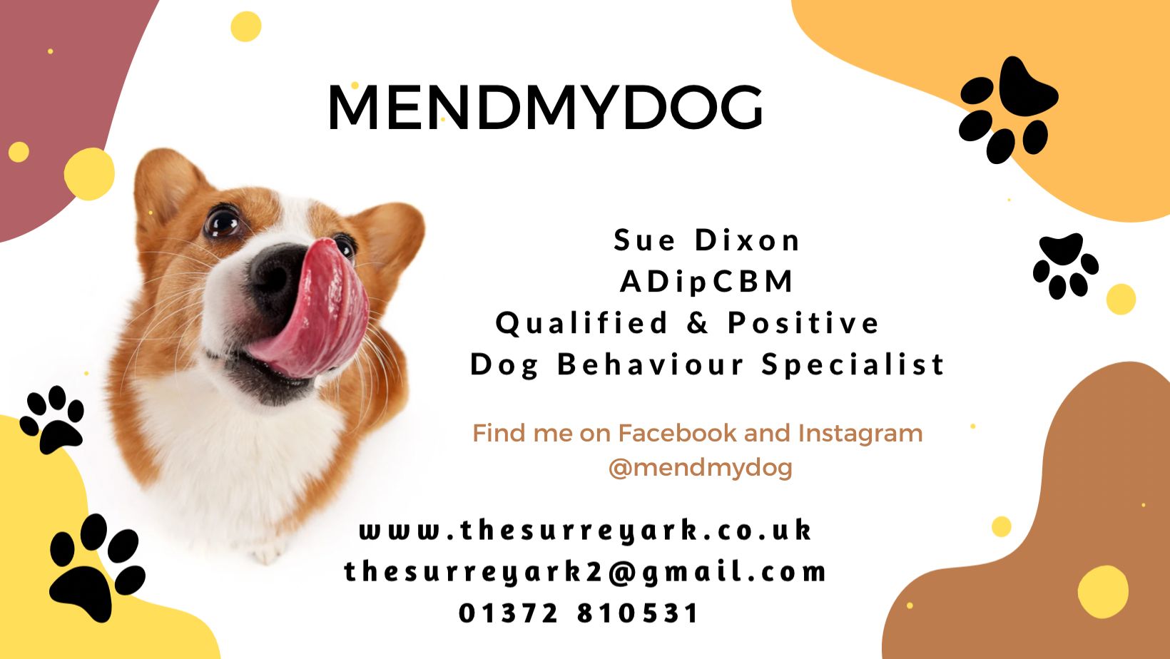 The Surrey Ark, Dog Behaviourist, Dog Walker/Sitter/Cat Visits, Claygate/Elmbridge logo