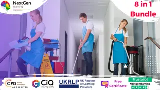 Housekeeping: Cleaning, Carpet Cleaner with Personal Hygiene - 8 Courses Bundle