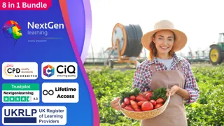 Agriculture: Agricultural science, Arboriculture with Gardening - 8 Courses Bundle