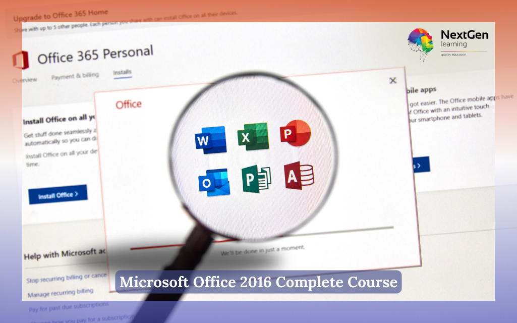 Microsoft Office 2016 Complete Course