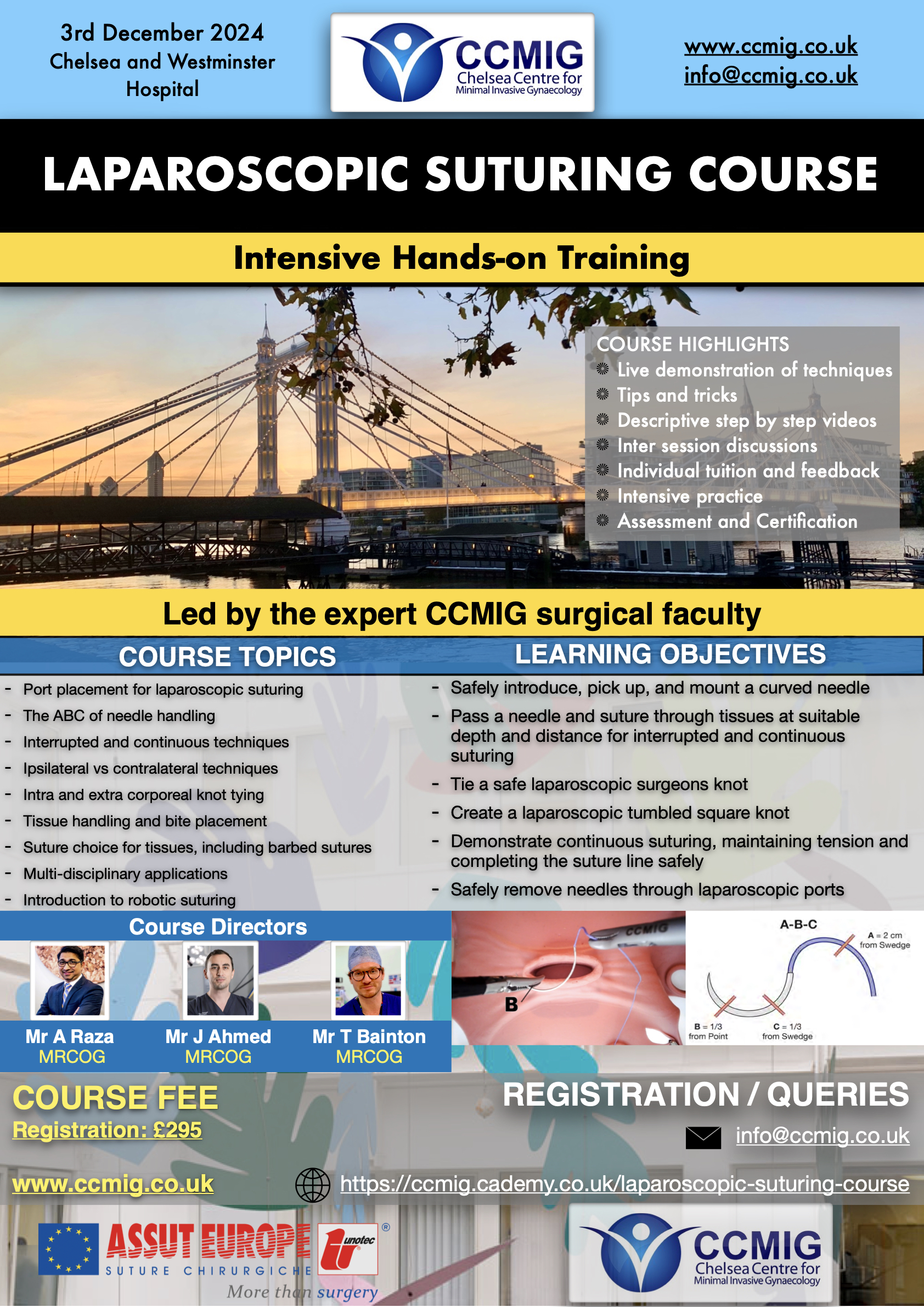 Laparoscopic Suturing Course