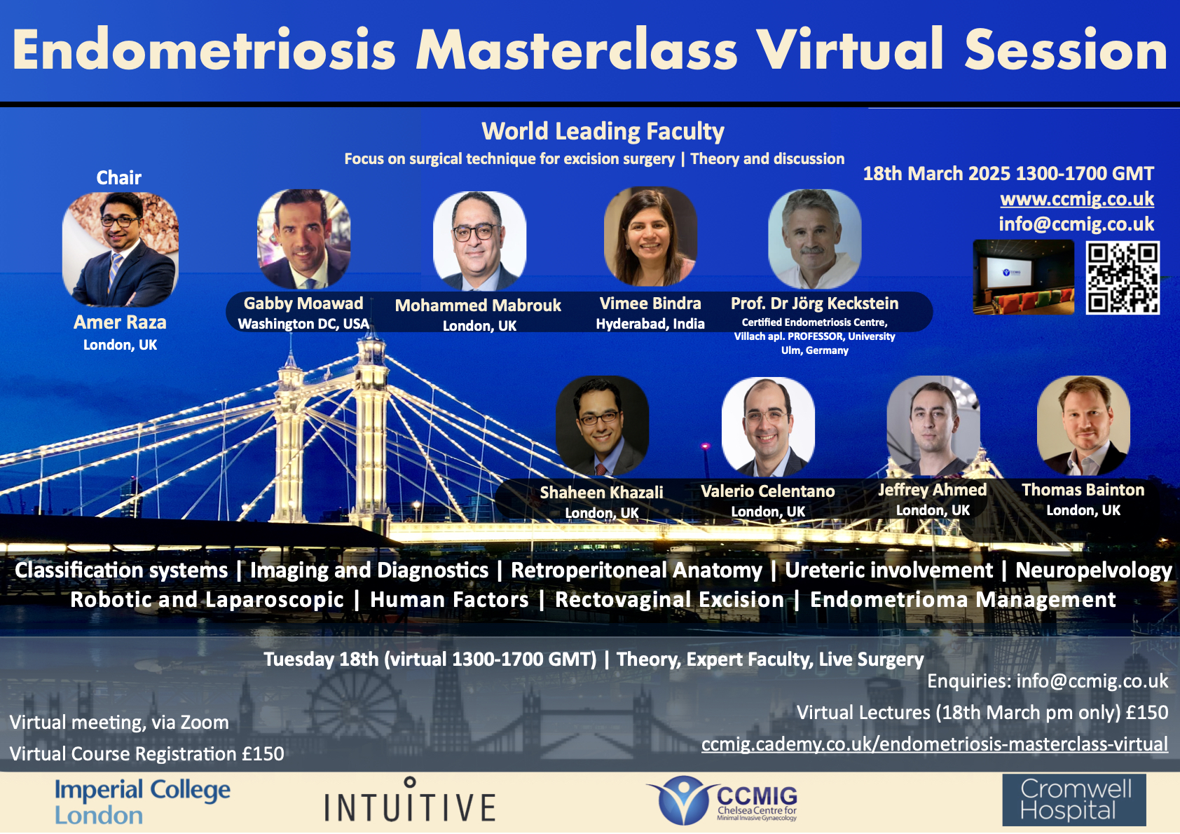 Endometriosis Masterclass (Virtual session)