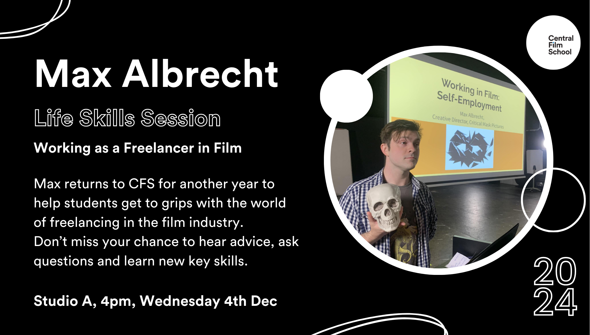 Life Skills Session - Working as a Freelancer in Film