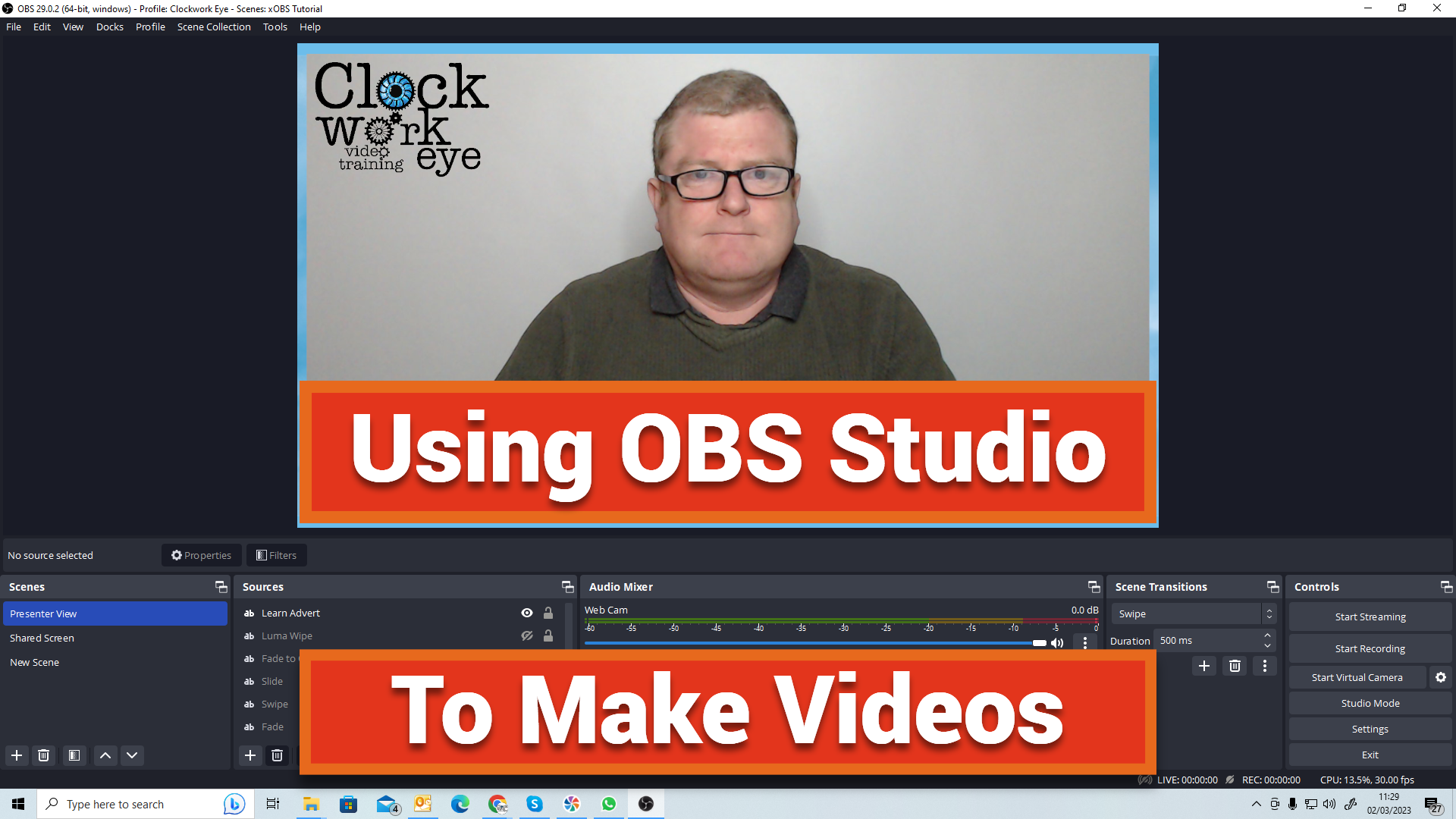 Creating Videos With OBS Studio (On Demand Workshop)