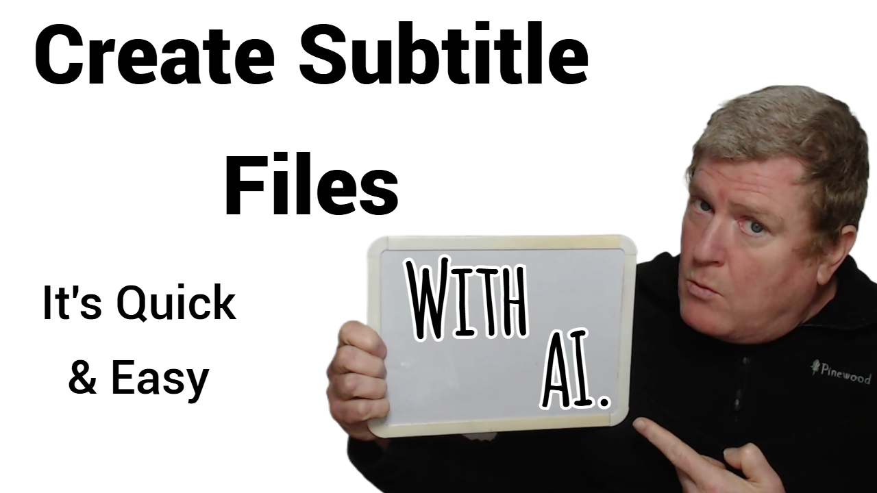 Creating Subtitle Files Using AI (A Micro-Workshop)