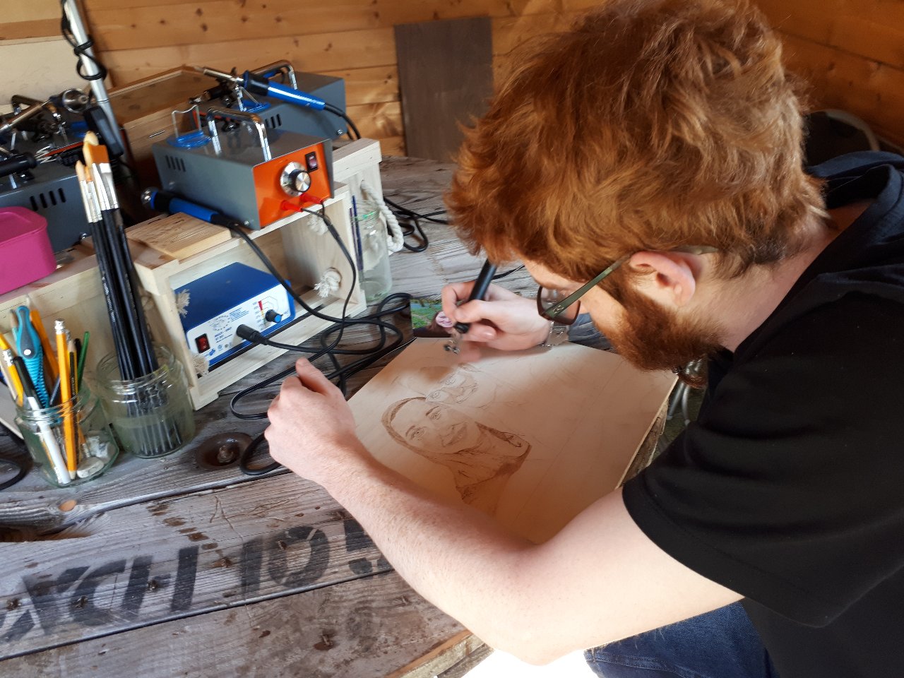 Pyrography workshop