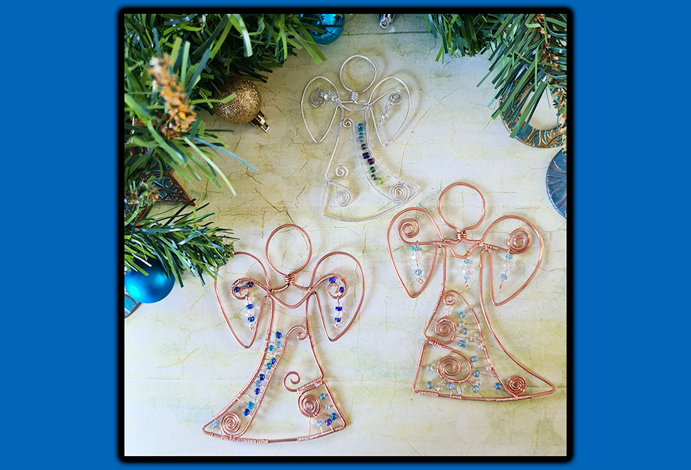 Copper Christmas; Wire Forming and Wrapping