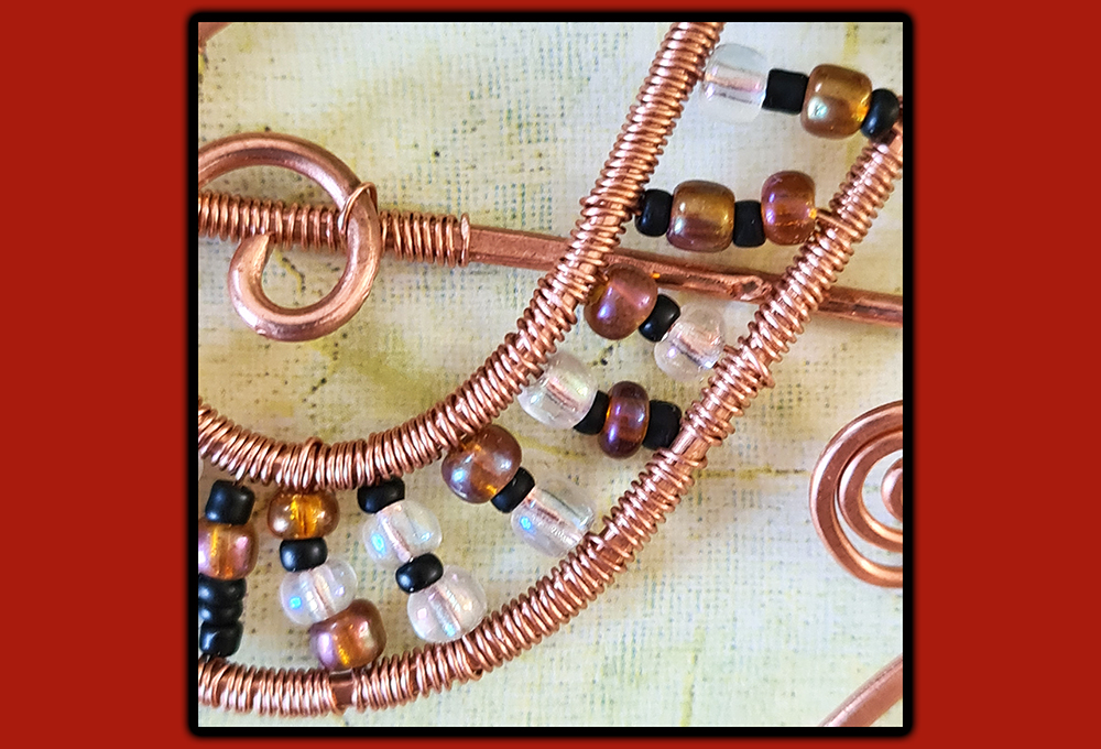 Copper Christmas; Wire Forming and Wrapping