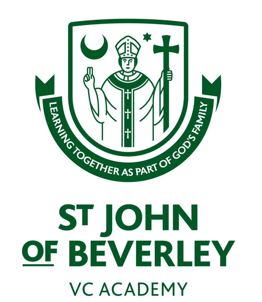 St John of Beverley R C Primary School logo