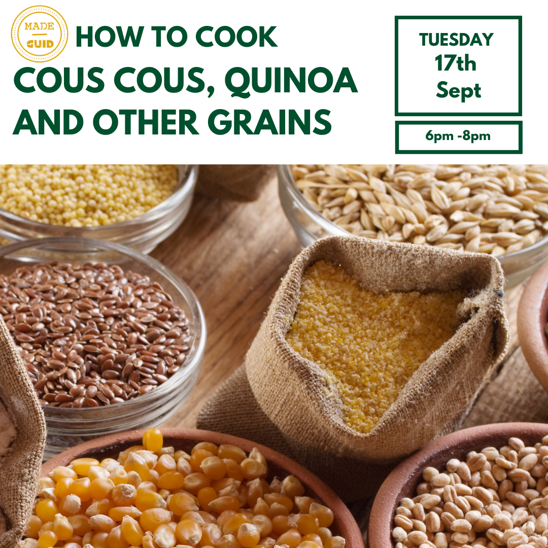 LEARN TO COOK WITH COUS, COUS, QUINOA AND OTHER GRAINS