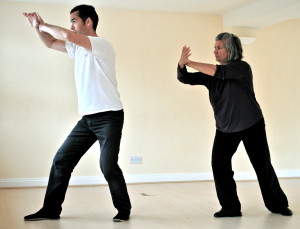 Qigong class at Unit 4