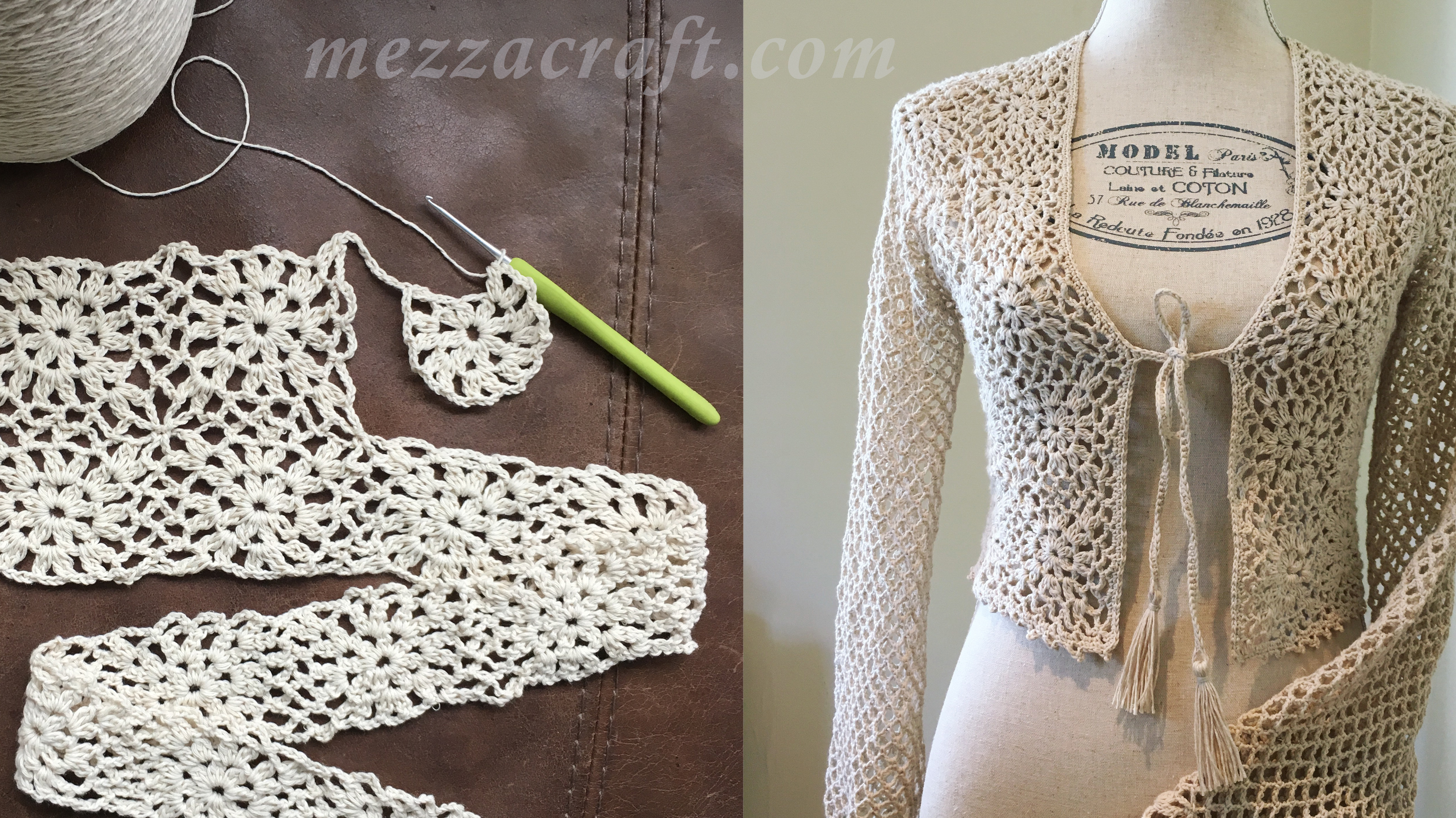 Learn the Japanese Continuous Method for Motifs – Crochet Course (4 x 2 hour sessions)