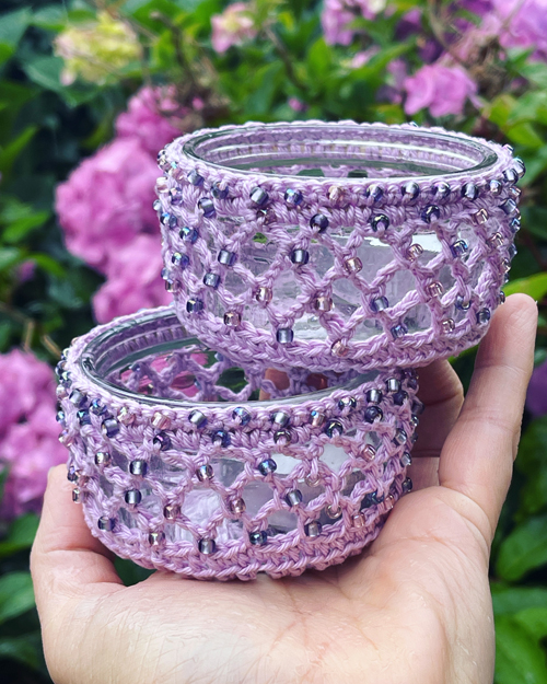 Beaded Tealight Holder Crochet Workshop (1 x 3 hour session) Walton-on-Thames