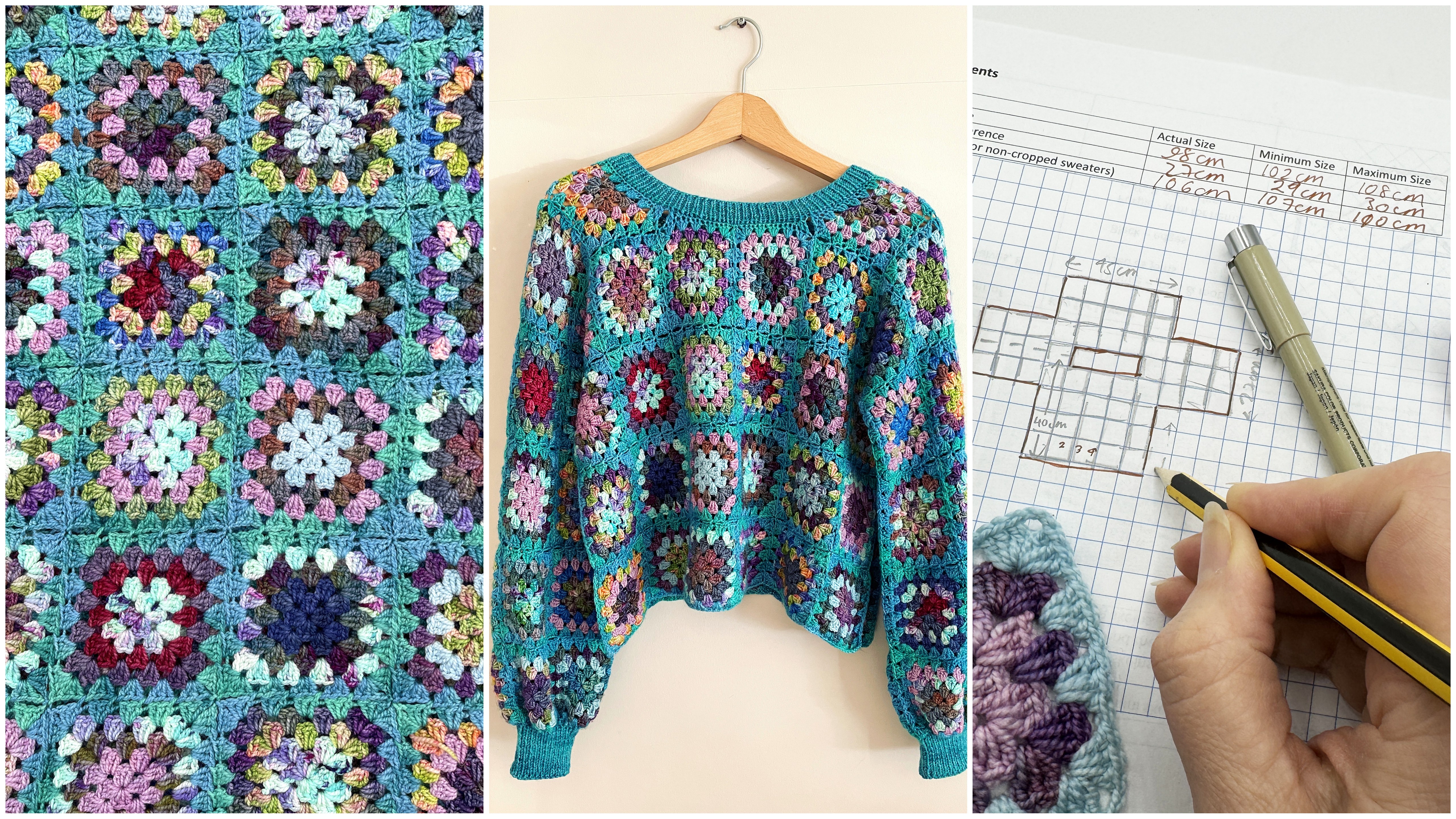 Design & Make Your Own Granny Square Sweater - Tuesday Evenings - Walton-on-Thames