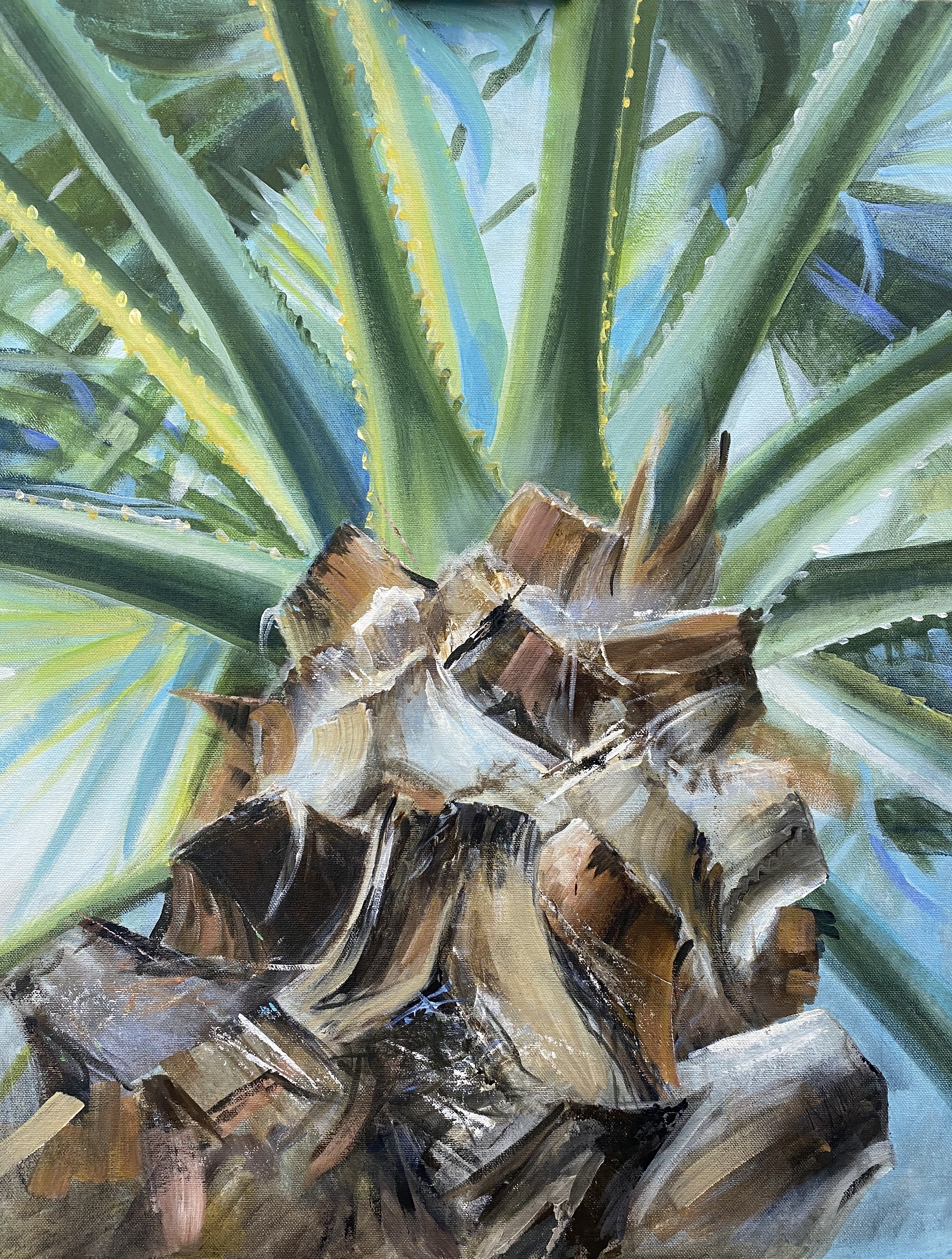 Palm Tree -  Acrylic Painting