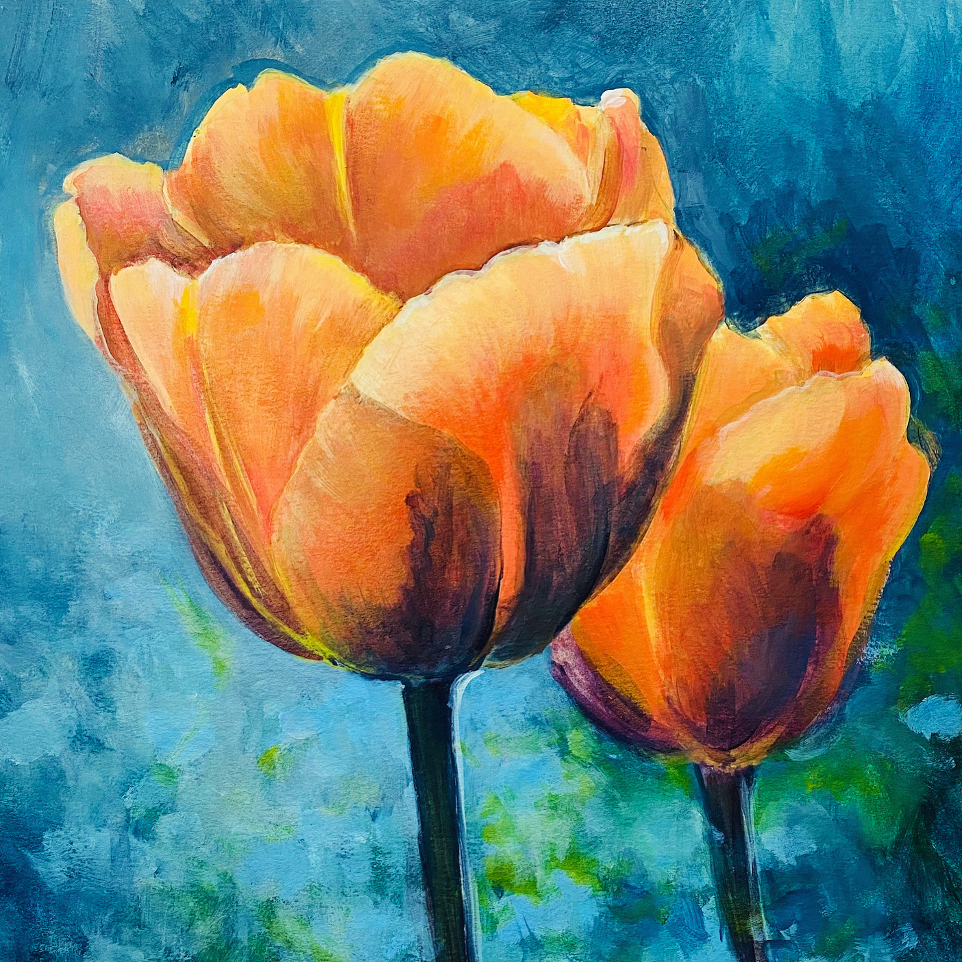 Tulips -  Acrylic Painting