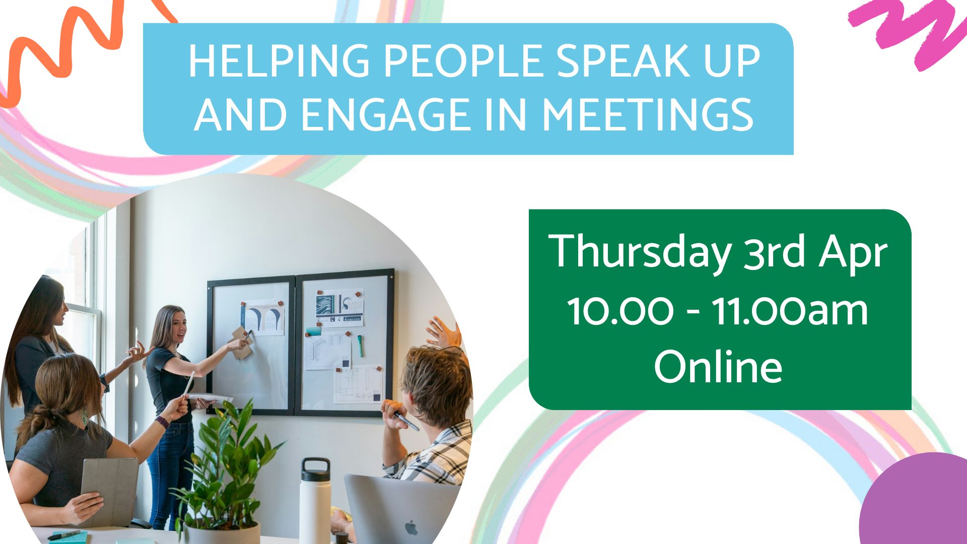 Helping people speak up and engage in meetings