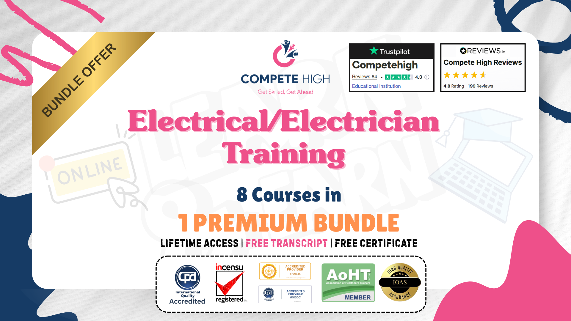 Electrical/Electrician Training: 8 in 1 Premium Courses Bundle
