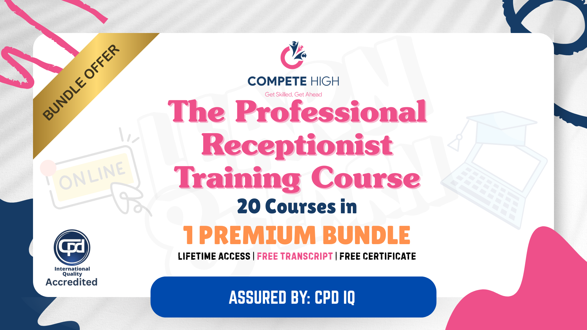 The Professional Receptionist Training Course: 20-in-1 Premium Online Courses Bundle