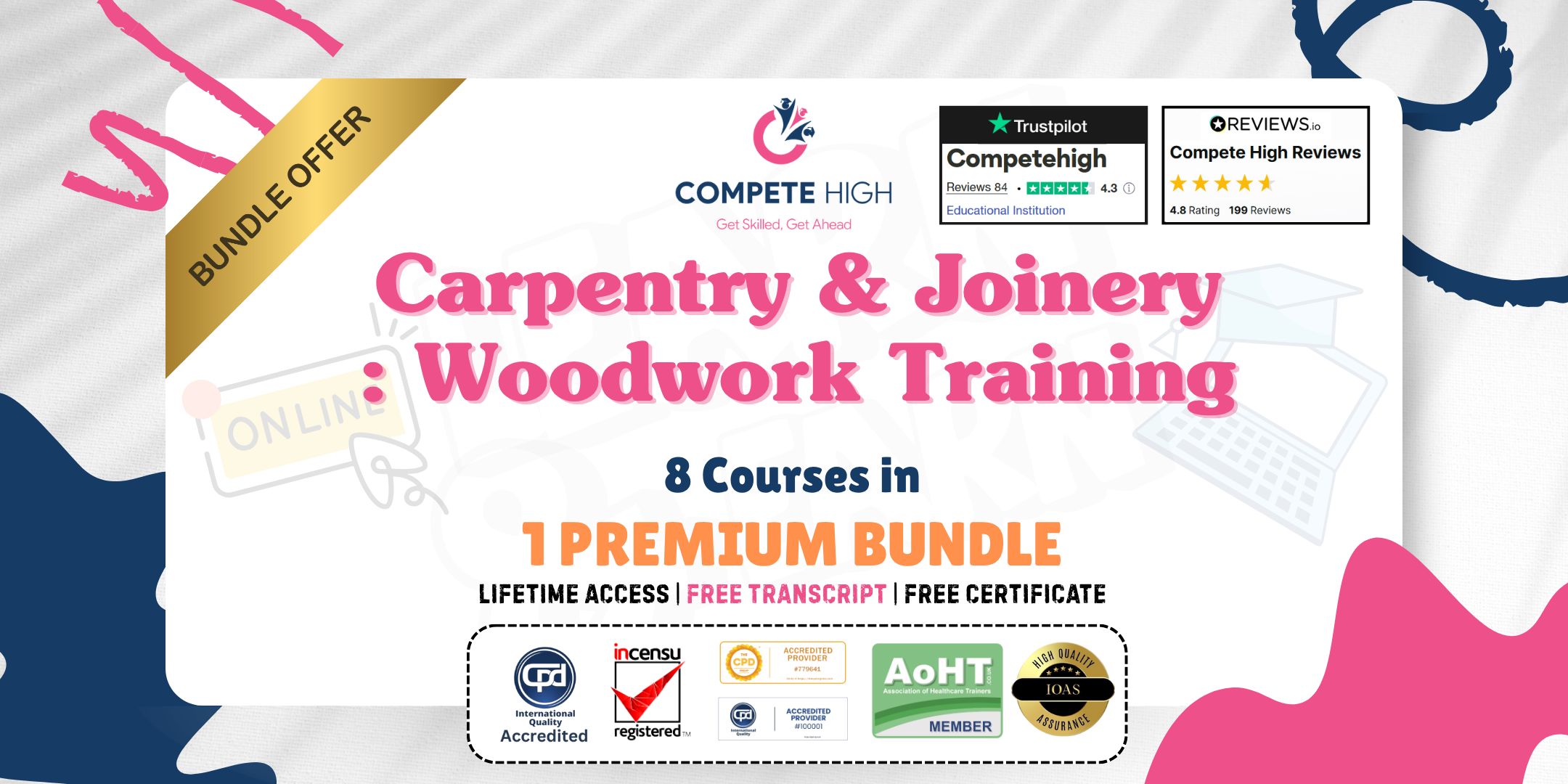 Carpentry & Joinery: Woodwork Training: 8-in-1 Premium Online Courses Bundle