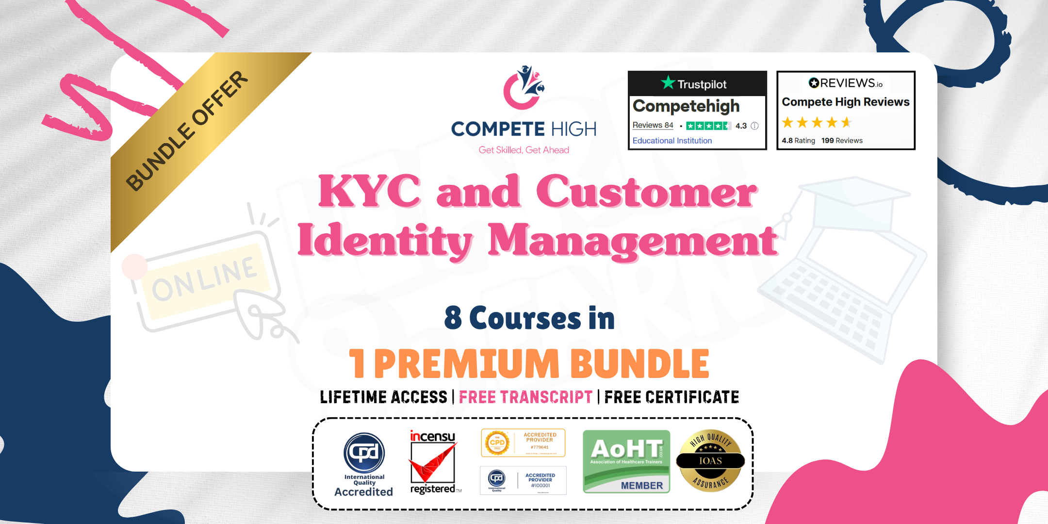 KYC and Customer Identity Management: 8-in-1 Premium Online Courses Bundle