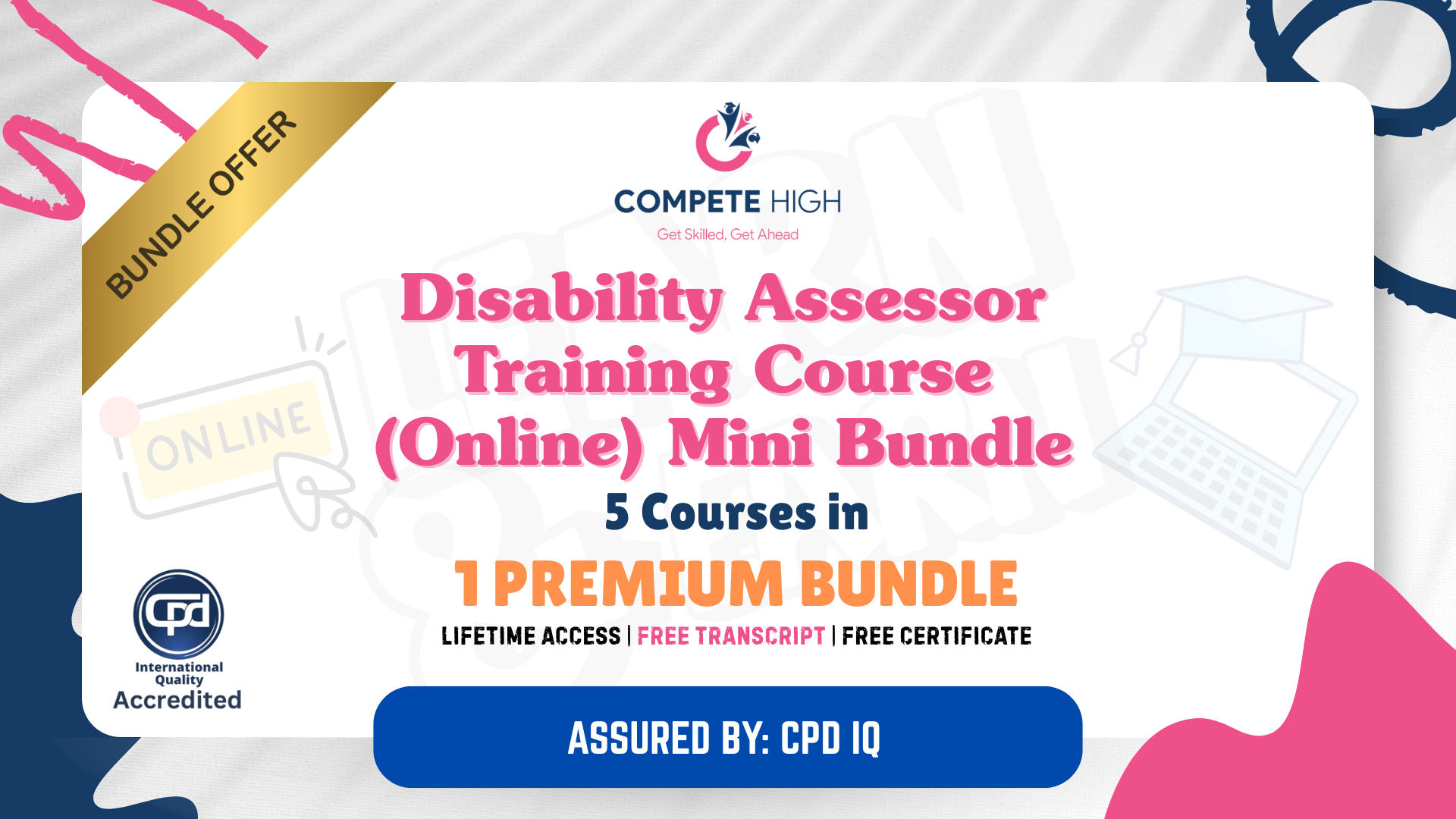 Disability Assessor Training Course (Online) Mini Bundle
