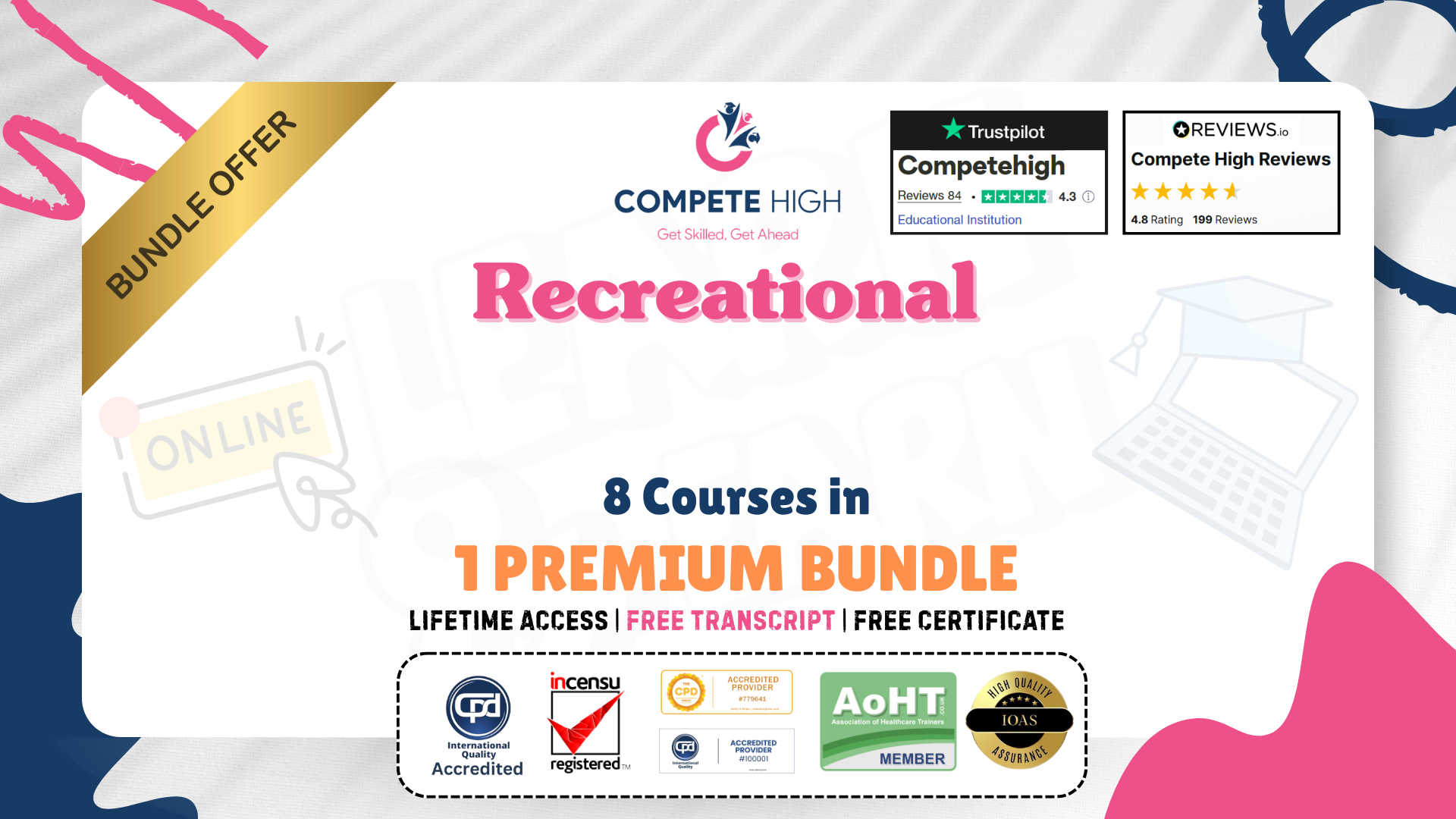 Recreational: 8-in-1 Premium Online Courses Bundle