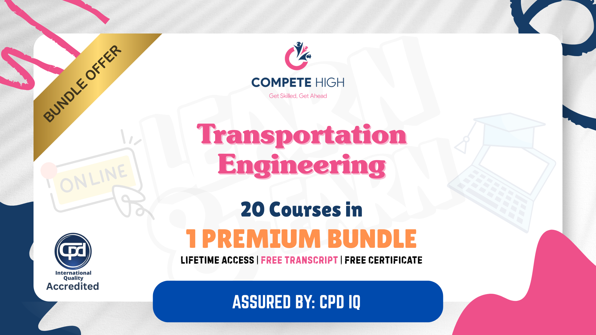 Transportation Engineering 20-in-1 Premium Online Courses Bundle